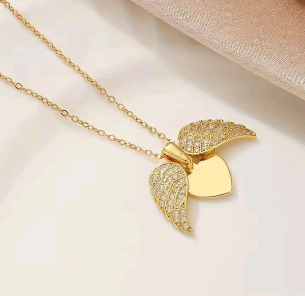 Heart Shaped Diamond Necklace