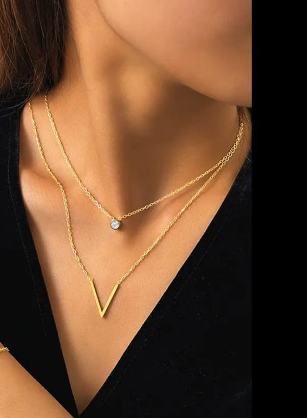 Double Chain Necklace