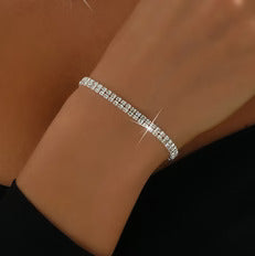 Crystalline Tennis Bracelets